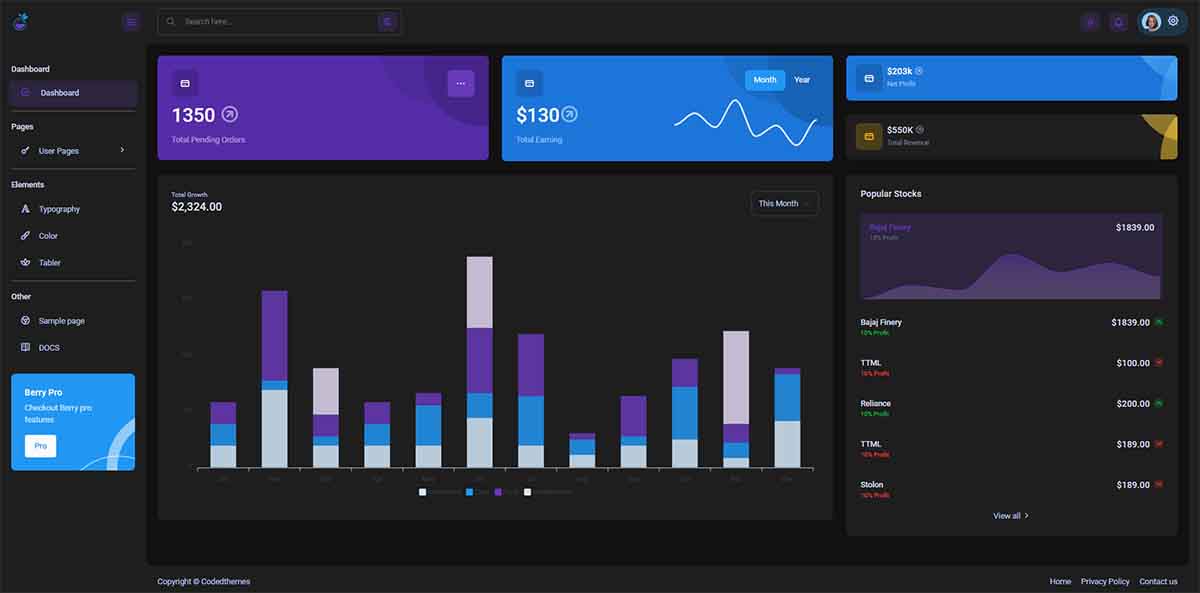 django-berry-dashboard