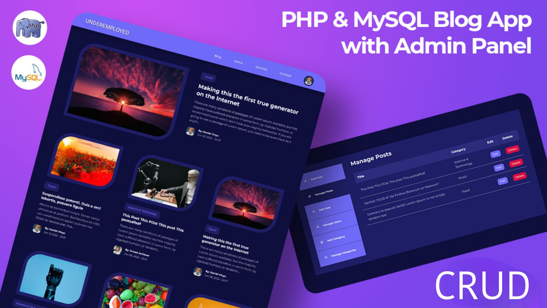 PHP-MySQL-Blog-Website-with-Admin-Panel