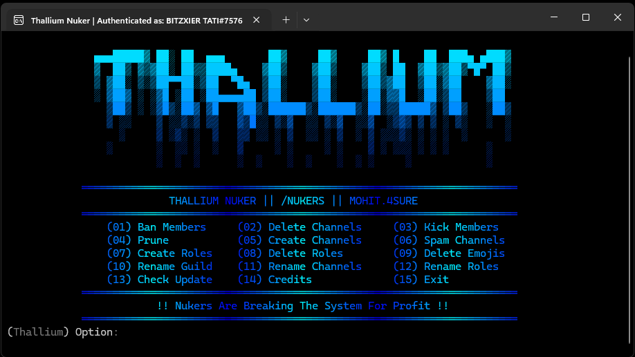 Thallium-Nuker