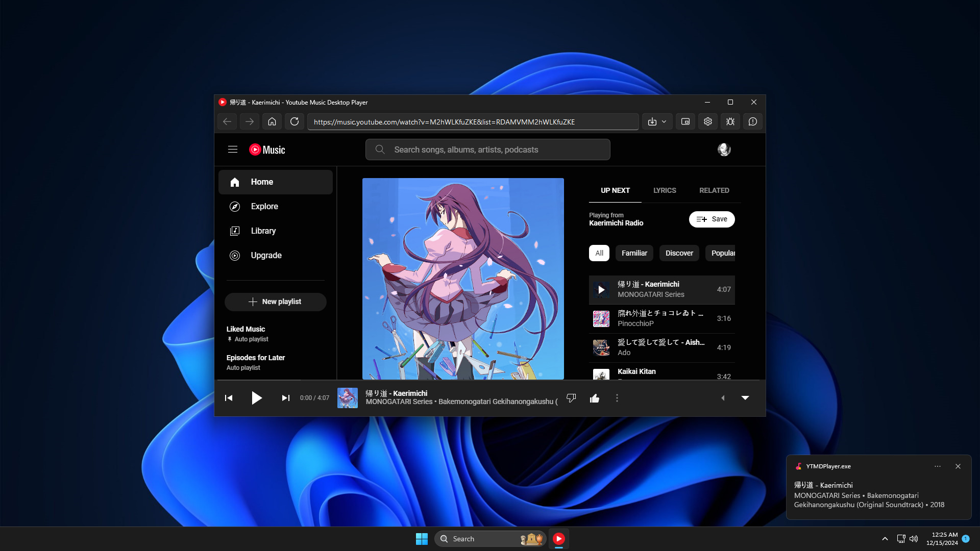 Youtube-Music-Desktop-Player