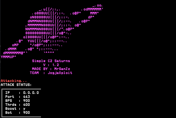 C2-DDoS-BotNet-Saturn