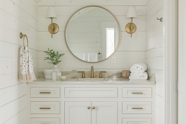 22 Stunning Modern Farmhouse Bathrooms to Inspire Your Refresh