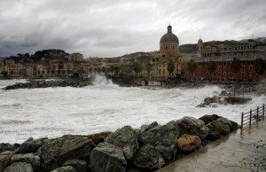 Mareggiata a Genova Pegli