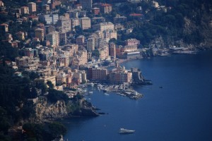 Il porto di Camogli dall’alto