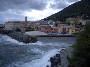 Spettacolare mareggiata a Nervi