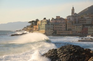 mareggiata a bogliasco