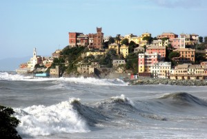 Mareggiata a Genova