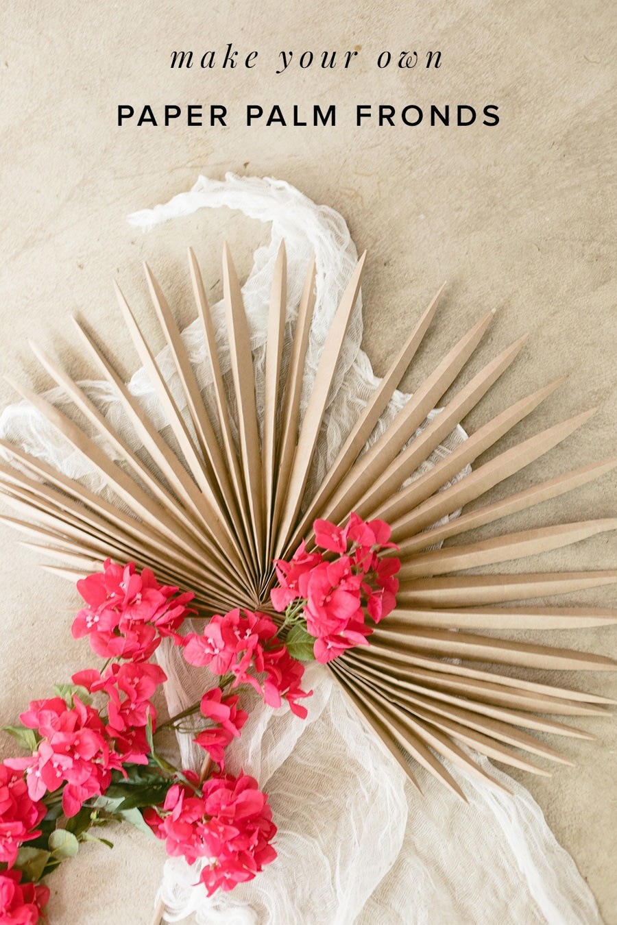 Diy Paper Palm Fronds