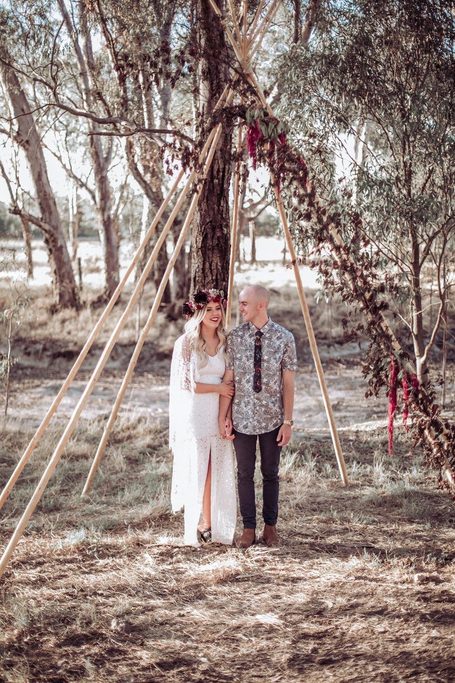 Woodsy Boho Wedding 25