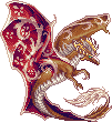 Dragon pixel art