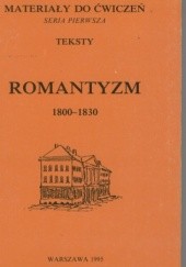 Romantyzm, tom 1. Okres przełomu 1800-1830