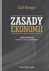 Okładka książki Zasady ekonomii Carl Menger