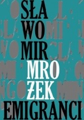 Okładka książki Emigranci Sławomir Mrożek