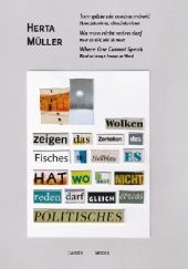Okładka książki Herta Müller. Tam gdzie nie można mówić. Słowo jako obraz, obraz jako słowo Herta Müller