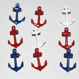 Anchor Brads - Red/White/Blue