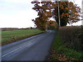 TM3663 : B1119 Rendham Road by Geographer