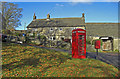 SD9050 : Red phone box, East Marton by michael ely