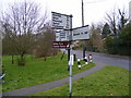 TM3674 : Walpole Roadsign by Geographer