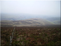  : Misty afternoon above Cefn Cwm-y-geifr by Richard Law