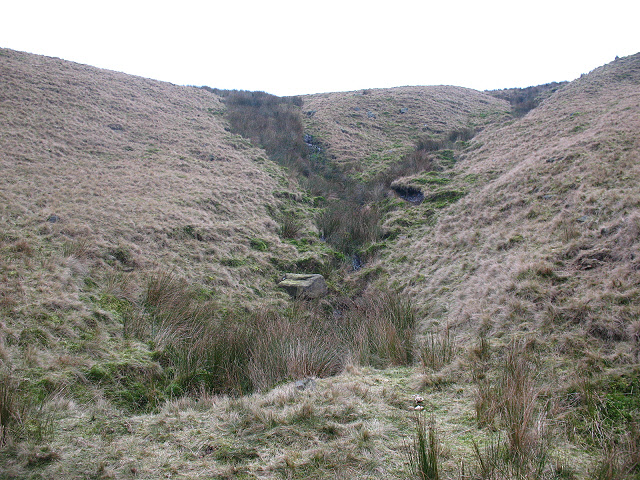 Small clough descending from Erringden Moor