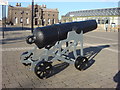 TQ4379 : Cannon, Woolwich Arsenal Laboratory Square by Oxyman