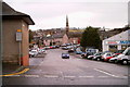 NO4550 : View of Greens Car park, Forfar by Alan Morrison