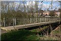 SK5901 : Footbridge across Saffron Brook by Mat Fascione