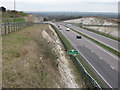 SP9011 : Aston Clinton Bypass  Aylesbury Vale in the distance by Chris Reynolds