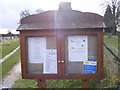 TM3556 : Notice Board of St.Peter's Church, Blaxhall by Geographer