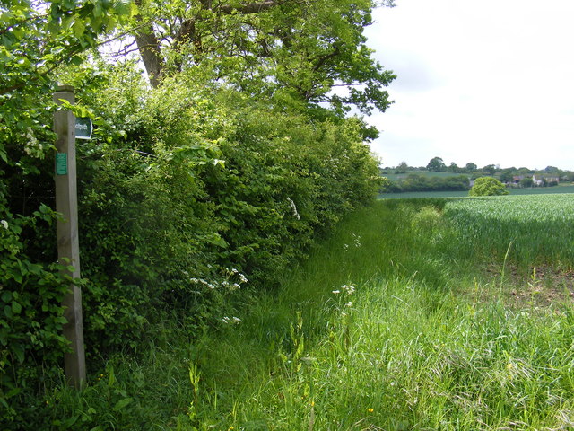 Footpath to Holmes Hill & Mill Road