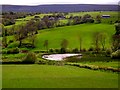 SO2737 : Fish pool by the River Monnow by Graham Cole