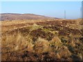 NS3678 : Grass-covered ancient cairn by Lairich Rig