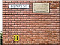 SJ9494 : Henry Street Name Signs by Gerald England