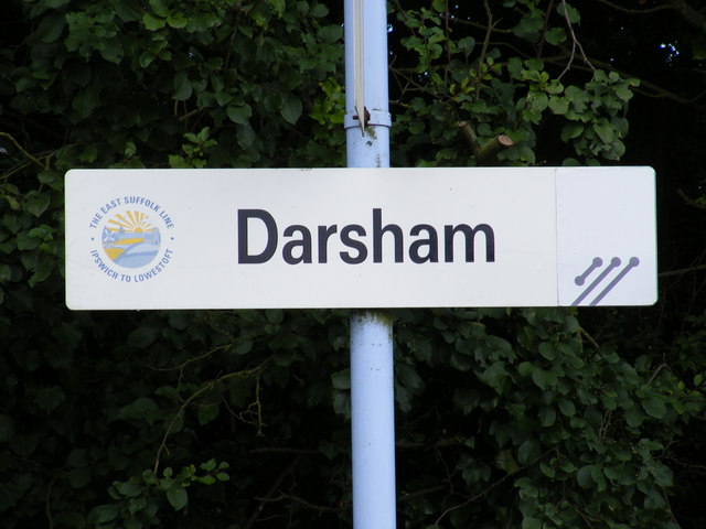 Darsham Railway Station Sign