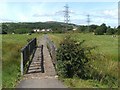 NS3977 : Footbridge on Cycle Route by Lairich Rig