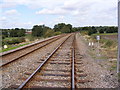 TM3976 : Railway Lines at Mells Level Crossing by Geographer