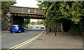 J4187 : Railway bridge, Carrickfergus (1) by Albert Bridge