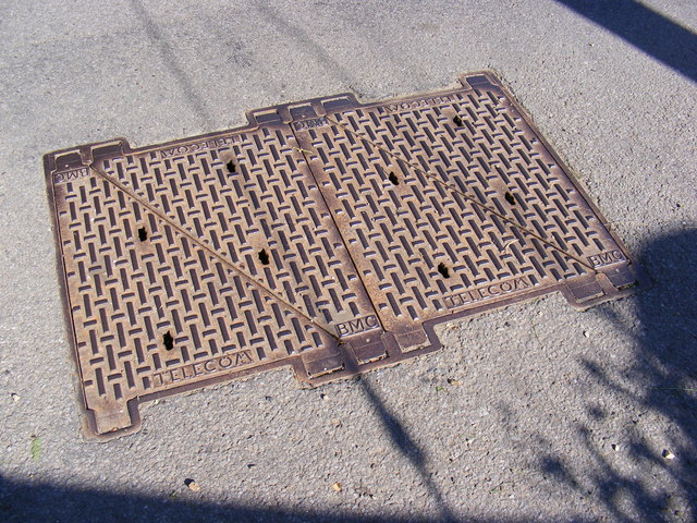 British Telecom Inspection Cover