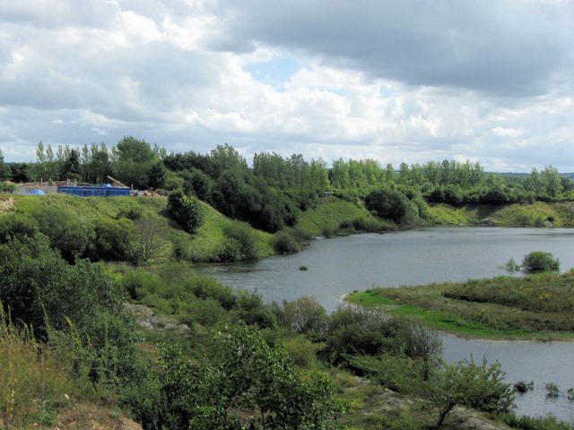 The Southern End of College Lake showing site of New Visitor Centre (July 2009)