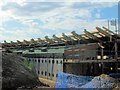 SP9313 : New Visitors Centre at College Lake - Under Construction (August 2009) by Chris Reynolds