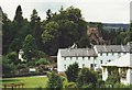 NO0242 : A row of white houses in Dunkeld by nick macneill