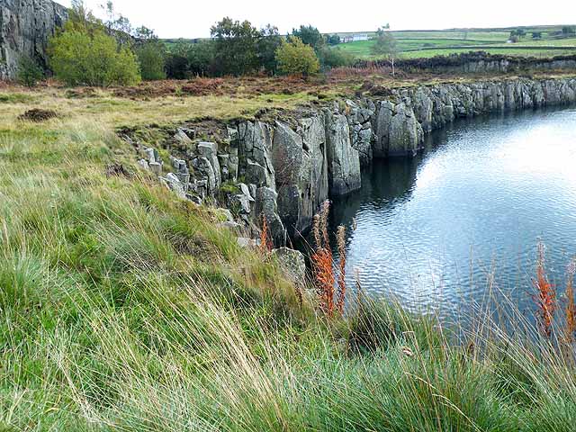 Lake at Cawfields Quarry