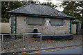 SH5826 : Public conveniences, Llanbedr by Nigel Brown