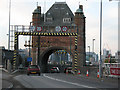 TQ3979 : Southern portal of the northbound Blackwall Tunnel by Stephen Craven