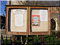 TM2972 : All Saints Church Notice Board by Geographer