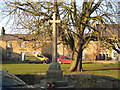 NY8677 : War Memorial in Wark, Northumberland by Philip Barker