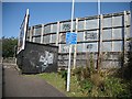 NS4238 : Advertising hoardings, Western Road by Richard Webb