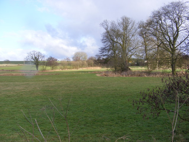 Fields looking towards White House Farm