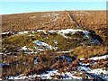 NS4278 : Mound beside the Spouts Burn by Lairich Rig