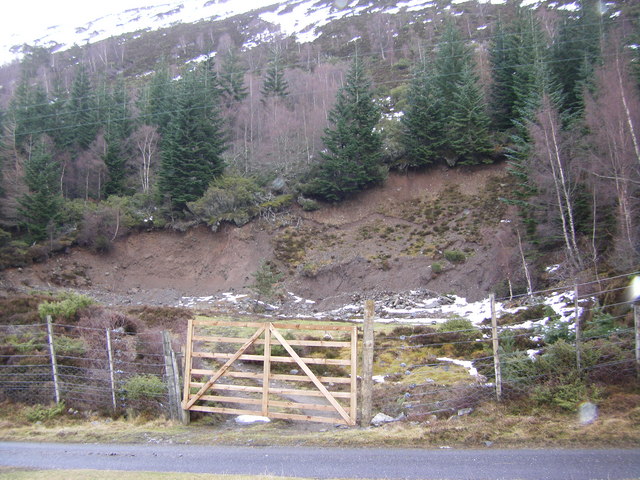 Quarry just off the Glen Tromie road